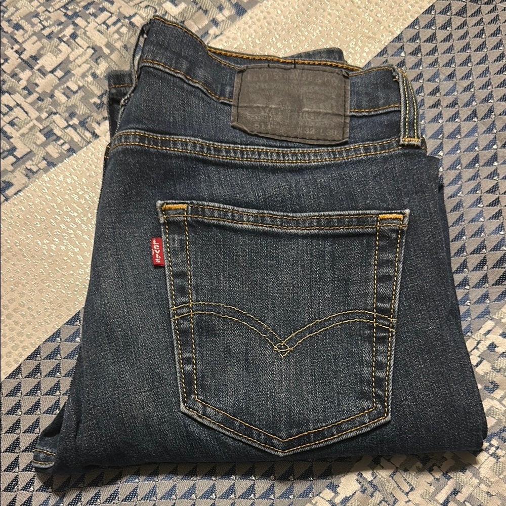 Men’s Levi's Blue Jeans Classic Medium-Dark Wash 32X30